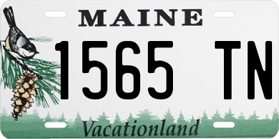 ME license plate 1565TN