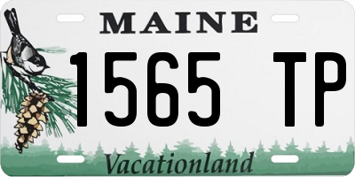 ME license plate 1565TP