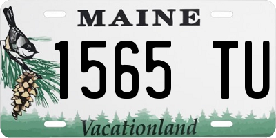 ME license plate 1565TU