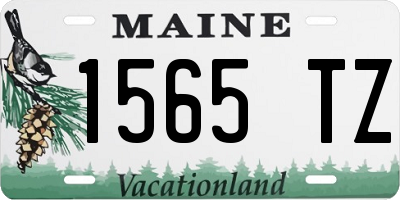 ME license plate 1565TZ