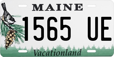 ME license plate 1565UE