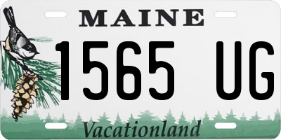 ME license plate 1565UG