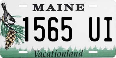 ME license plate 1565UI