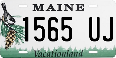 ME license plate 1565UJ