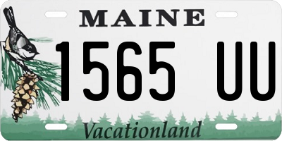 ME license plate 1565UU