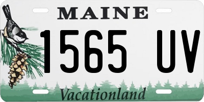 ME license plate 1565UV