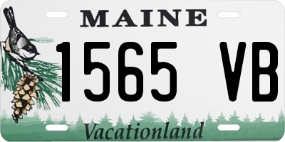 ME license plate 1565VB