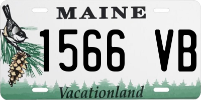 ME license plate 1566VB