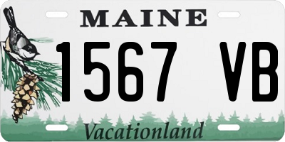 ME license plate 1567VB