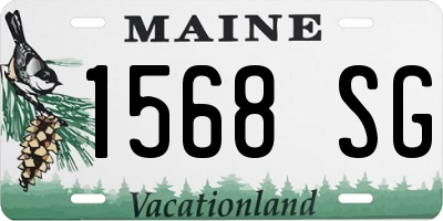 ME license plate 1568SG