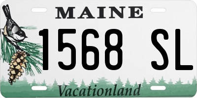 ME license plate 1568SL