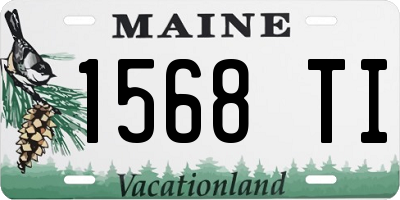 ME license plate 1568TI
