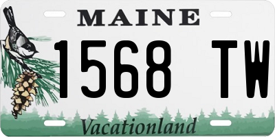 ME license plate 1568TW