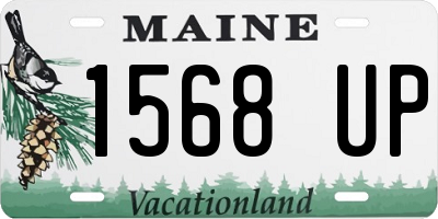 ME license plate 1568UP