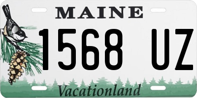 ME license plate 1568UZ