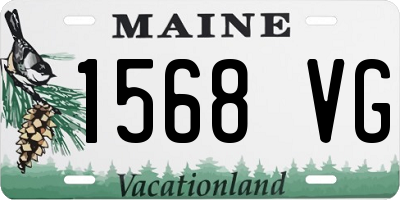 ME license plate 1568VG