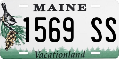 ME license plate 1569SS