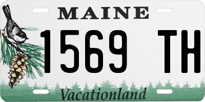 ME license plate 1569TH
