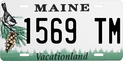 ME license plate 1569TM