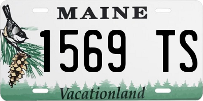 ME license plate 1569TS