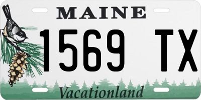 ME license plate 1569TX