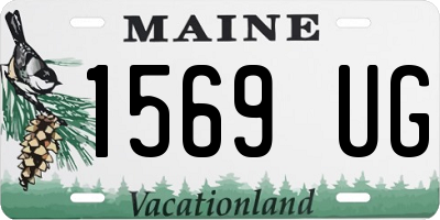 ME license plate 1569UG