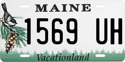 ME license plate 1569UH