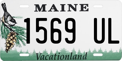 ME license plate 1569UL