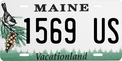ME license plate 1569US