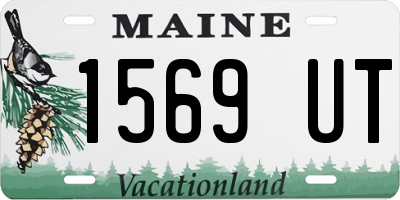 ME license plate 1569UT