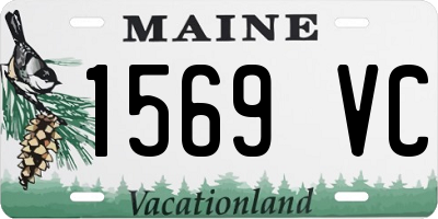 ME license plate 1569VC