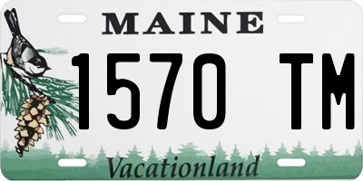ME license plate 1570TM
