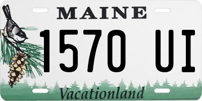 ME license plate 1570UI