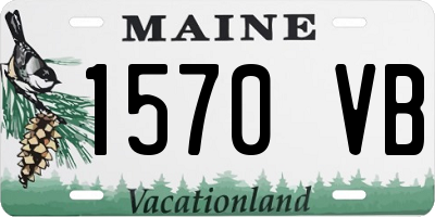 ME license plate 1570VB