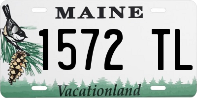 ME license plate 1572TL