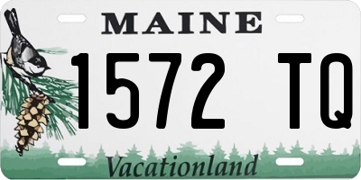 ME license plate 1572TQ
