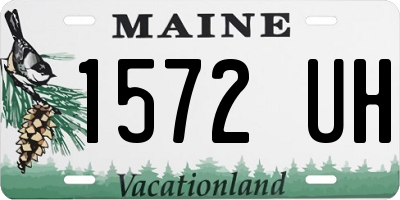 ME license plate 1572UH
