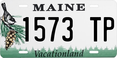 ME license plate 1573TP