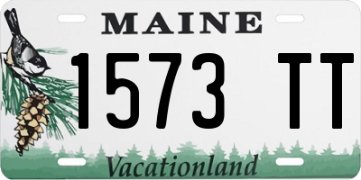 ME license plate 1573TT