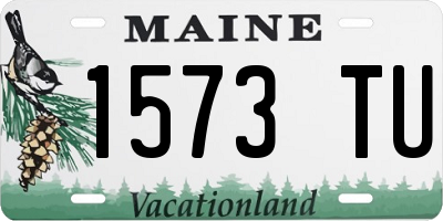 ME license plate 1573TU
