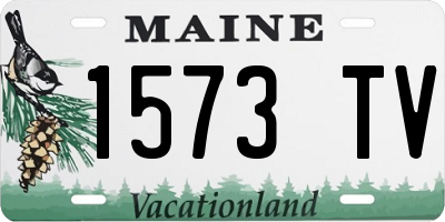 ME license plate 1573TV