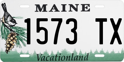 ME license plate 1573TX