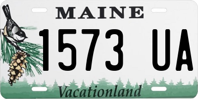 ME license plate 1573UA