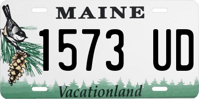 ME license plate 1573UD
