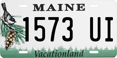ME license plate 1573UI