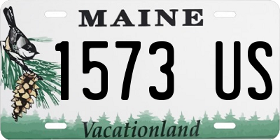 ME license plate 1573US