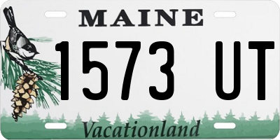 ME license plate 1573UT