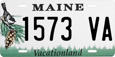 ME license plate 1573VA