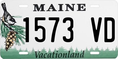 ME license plate 1573VD