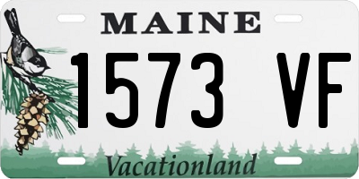 ME license plate 1573VF